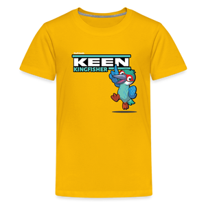 Keen Kingfisher Character Comfort Kids Tee - sun yellow