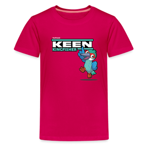 Keen Kingfisher Character Comfort Kids Tee - dark pink