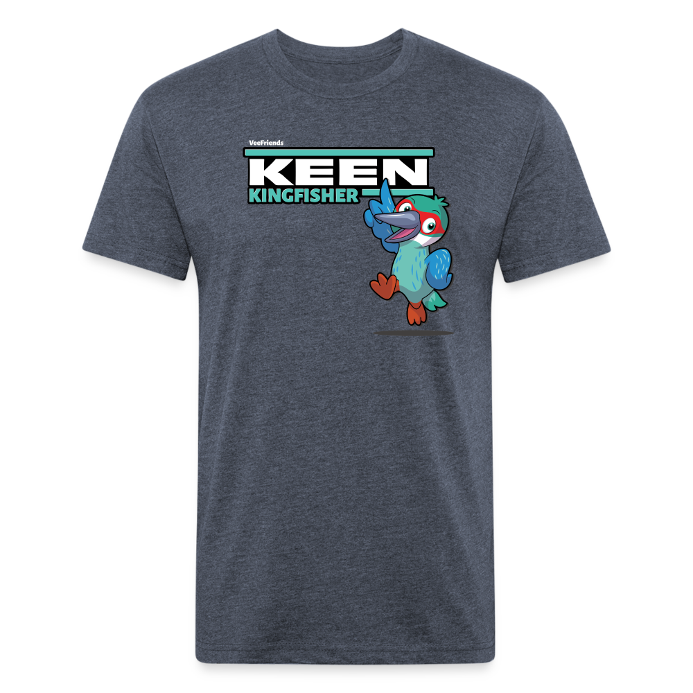 Keen Kingfisher Character Comfort Adult Tee - heather navy