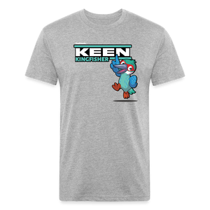 Keen Kingfisher Character Comfort Adult Tee - heather gray