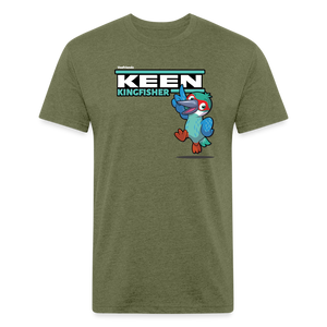Keen Kingfisher Character Comfort Adult Tee - heather military green