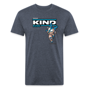 
            
                Load image into Gallery viewer, Kind Kudu Character Comfort Adult Tee - heather navy
            
        