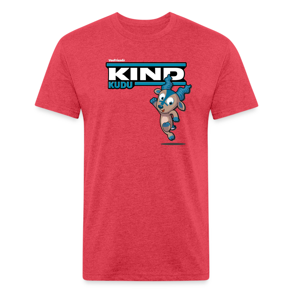 Kind Kudu Character Comfort Adult Tee - heather red