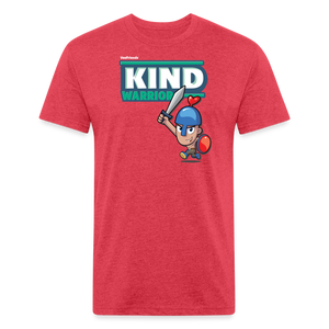 
            
                Load image into Gallery viewer, Kind-Warrior Character Comfort Adult Tee - heather red
            
        