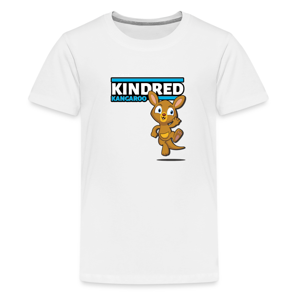Kindred Kangaroo Character Comfort Kids Tee - white