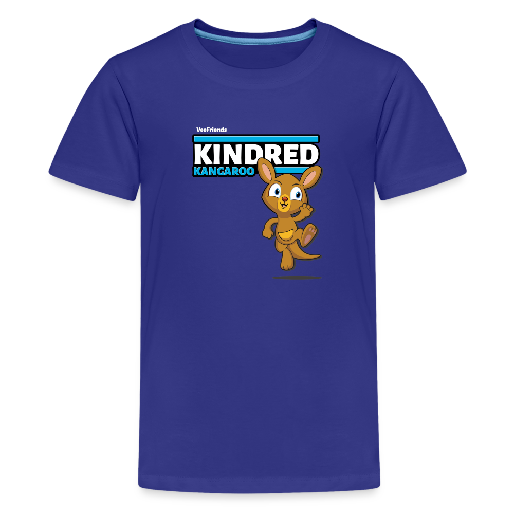 
            
                Load image into Gallery viewer, Kindred Kangaroo Character Comfort Kids Tee - royal blue
            
        