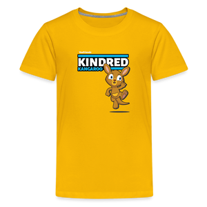 
            
                Load image into Gallery viewer, Kindred Kangaroo Character Comfort Kids Tee - sun yellow
            
        