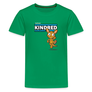 Kindred Kangaroo Character Comfort Kids Tee - kelly green