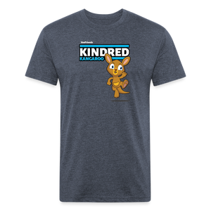
            
                Load image into Gallery viewer, Kindred Kangaroo Character Comfort Adult Tee - heather navy
            
        