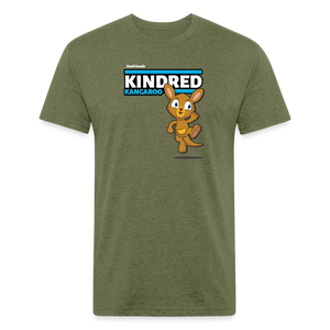 Kindred Kangaroo Character Comfort Adult Tee - heather military green