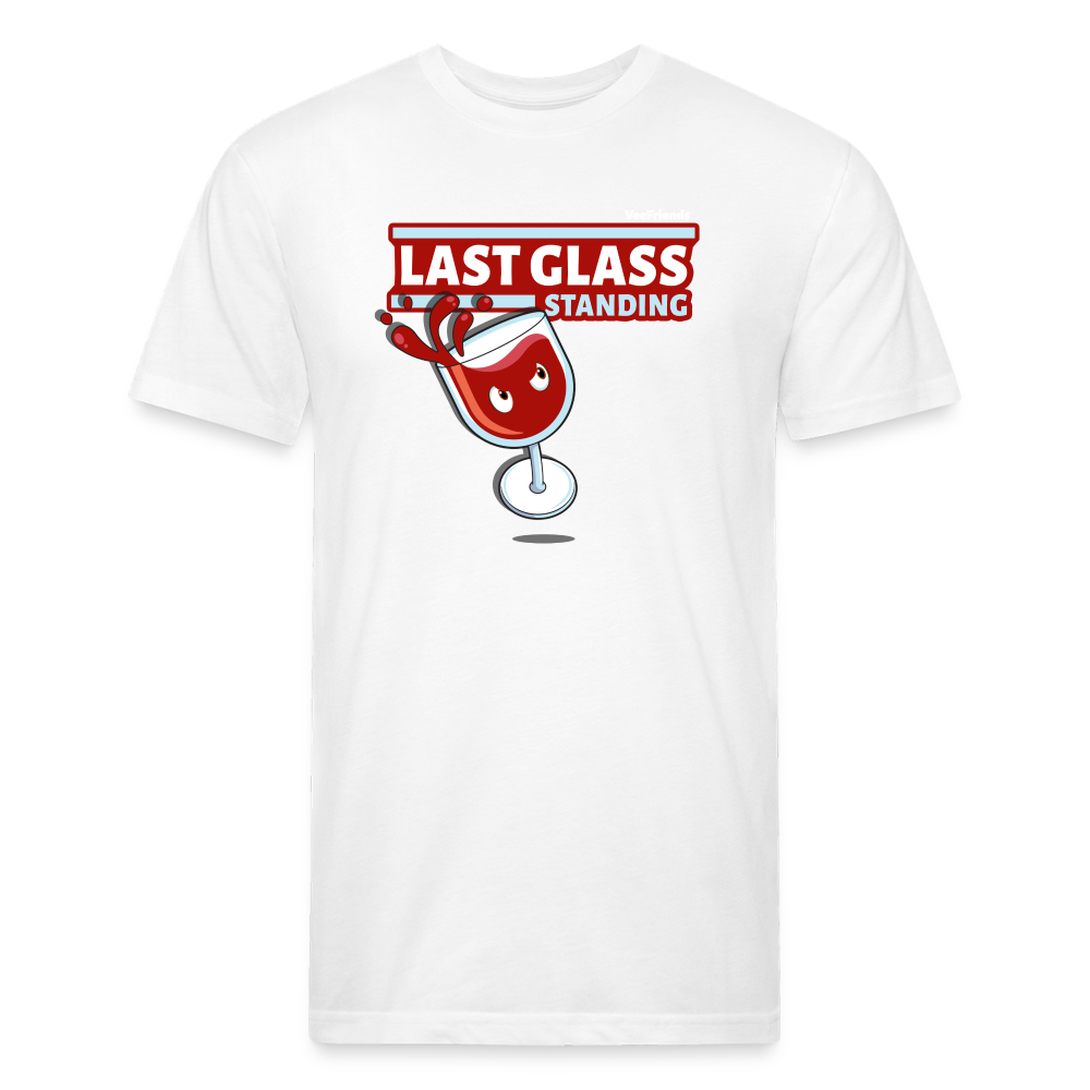 Last Glass Standing Character Comfort Adult Tee - white