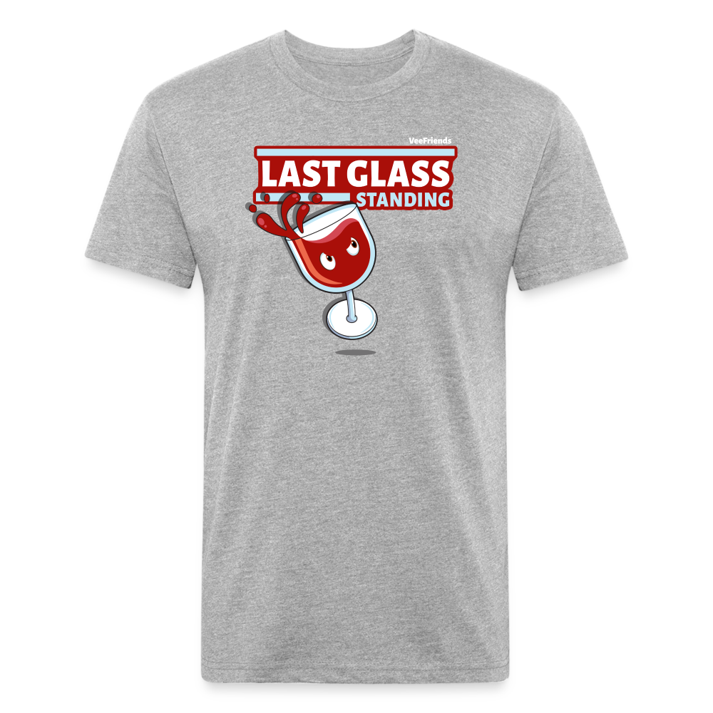 Last Glass Standing Character Comfort Adult Tee - heather gray