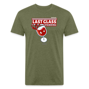 Last Glass Standing Character Comfort Adult Tee - heather military green