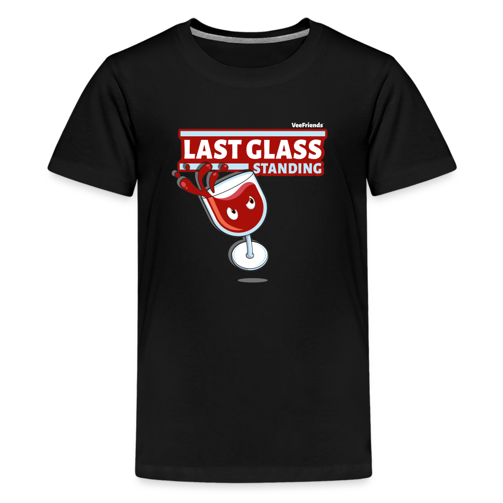 Last Glass Standing Character Comfort Kids Tee - black