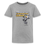 Legendary Lemur Character Comfort Kids Tee - heather gray