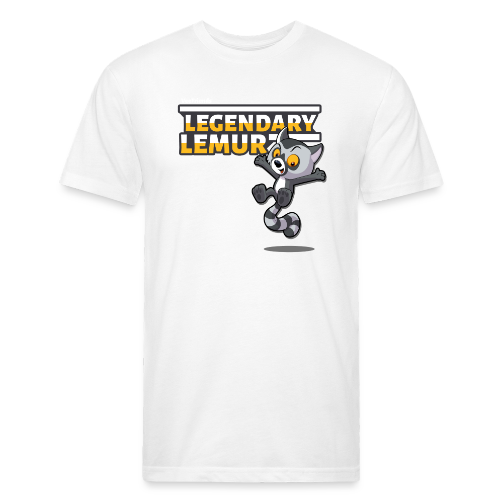 Legendary Lemur Character Comfort Adult Tee - white