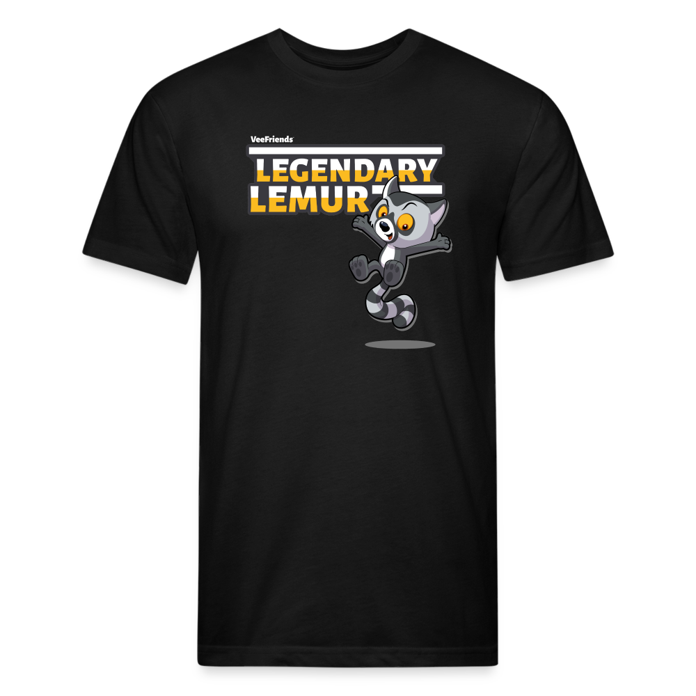 Legendary Lemur Character Comfort Adult Tee - black