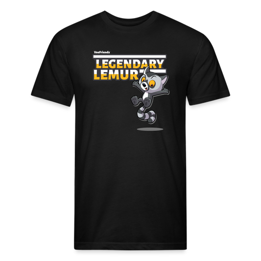 Legendary Lemur Character Comfort Adult Tee - black