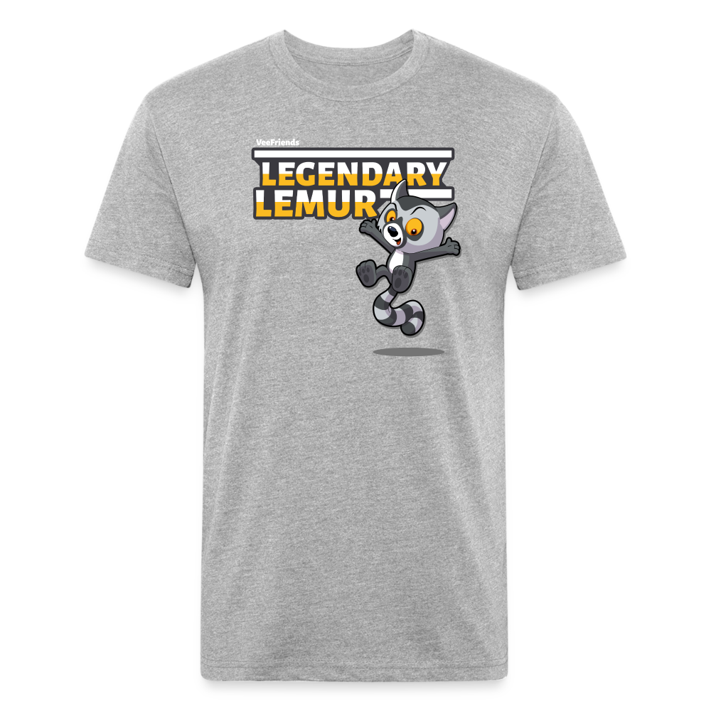 Legendary Lemur Character Comfort Adult Tee - heather gray