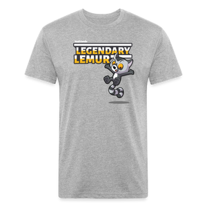 Legendary Lemur Character Comfort Adult Tee - heather gray