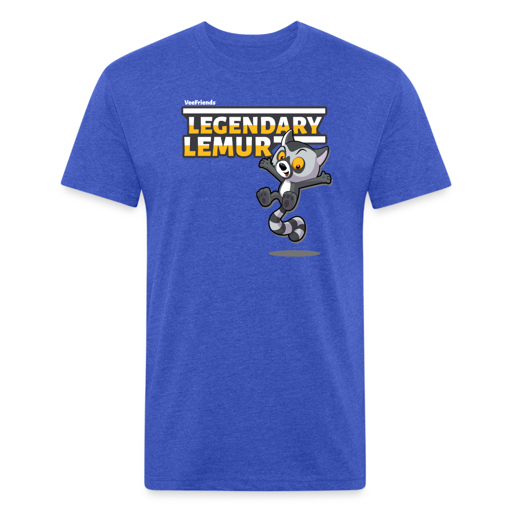 Legendary Lemur Character Comfort Adult Tee - heather royal