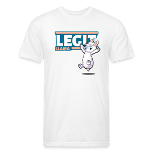 Legit Llama Character Comfort Adult Tee - white