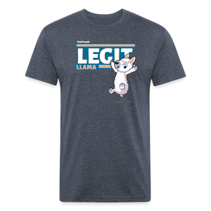 
            
                Load image into Gallery viewer, Legit Llama Character Comfort Adult Tee - heather navy
            
        