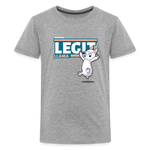 Legit Llama Character Comfort Kids Tee - heather gray