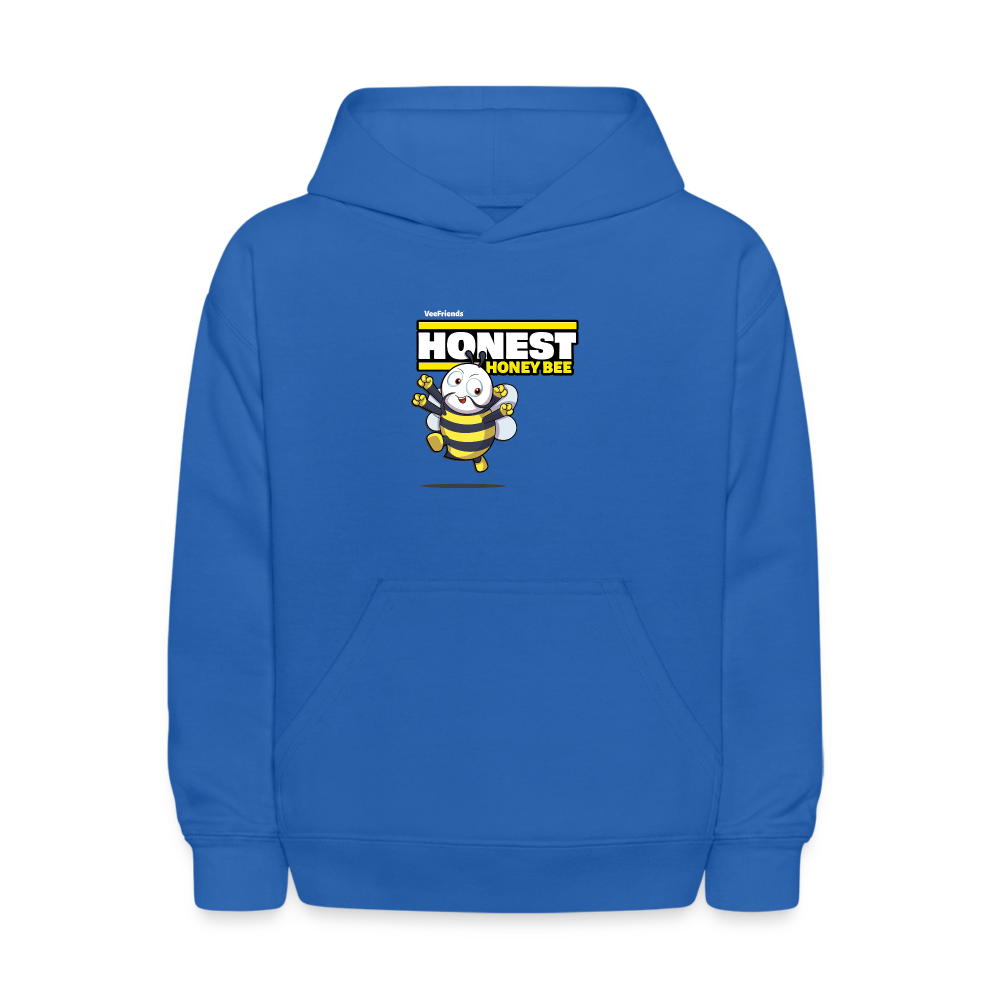 
            
                Load image into Gallery viewer, Honest Honey Bee Character Comfort Kids Hoodie - royal blue
            
        
