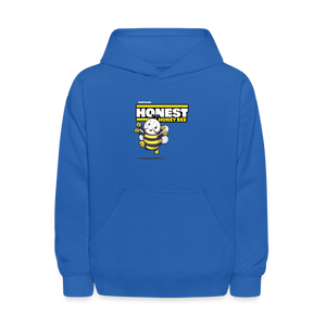 Honest Honey Bee Character Comfort Kids Hoodie - royal blue