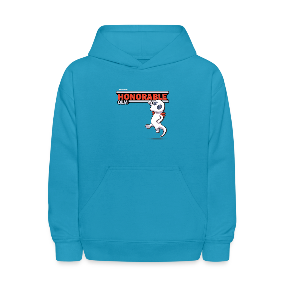 Honorable Olm Character Comfort Kids Hoodie - turquoise