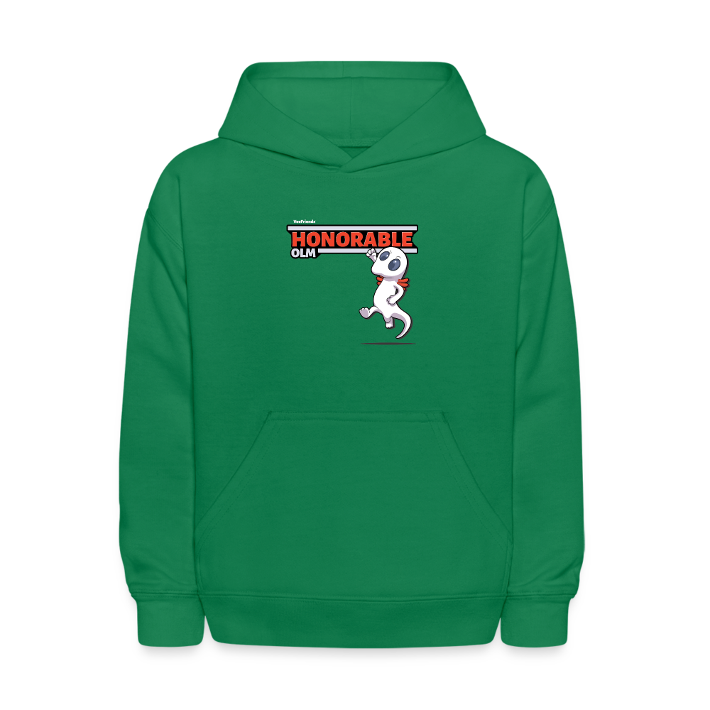 Honorable Olm Character Comfort Kids Hoodie - kelly green