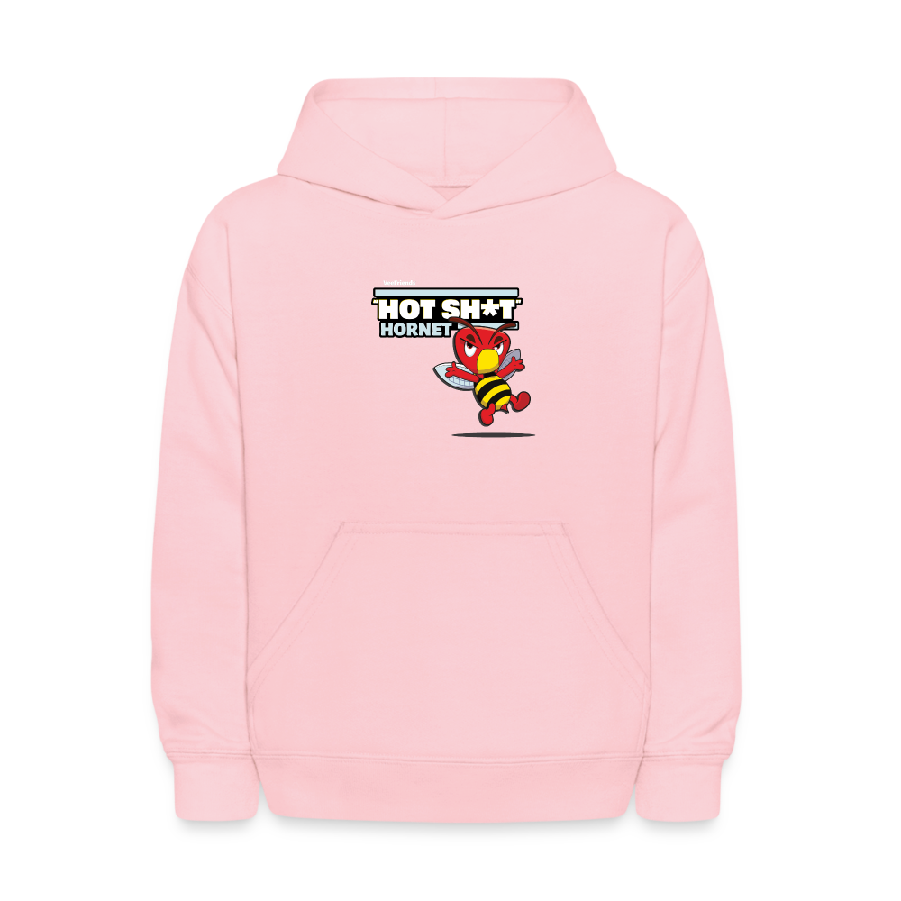 "Hot Sh*t" Hornet Character Comfort Kids Hoodie - pink