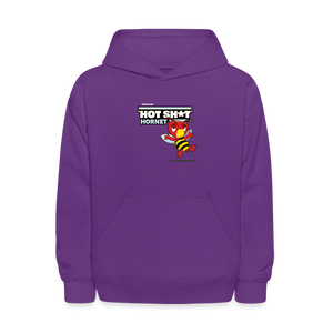 
            
                Load image into Gallery viewer, &amp;quot;Hot Sh*t&amp;quot; Hornet Character Comfort Kids Hoodie - purple
            
        