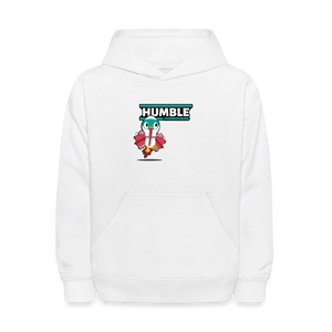 Humble Hummingbird Character Comfort Kids Hoodie - white