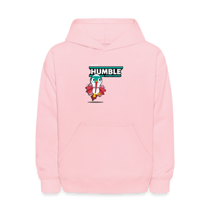 Humble Hummingbird Character Comfort Kids Hoodie - pink