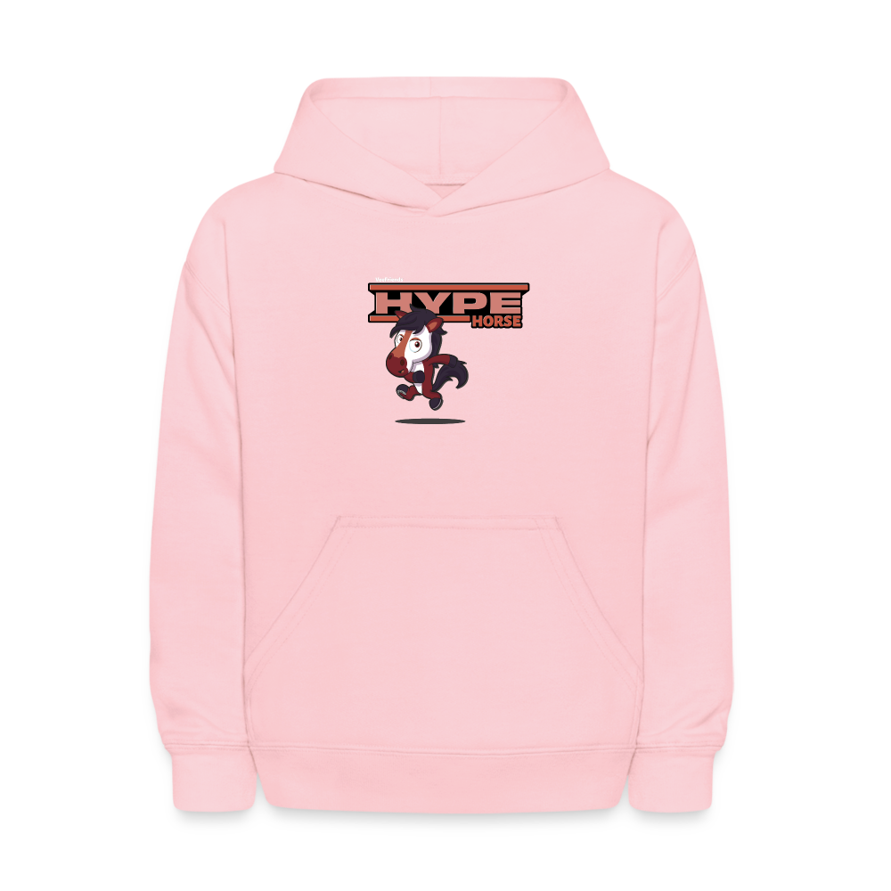 Hype Horse Character Comfort Kids Hoodie - pink