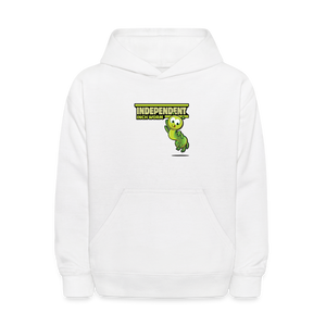 Independent Inch Worm Character Comfort Kids Hoodie - white