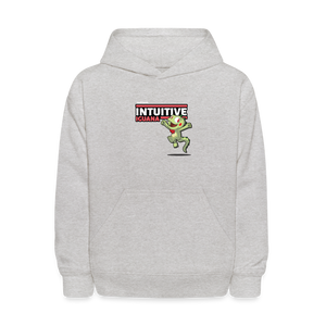 Intuitive Iguana Character Comfort Kids Hoodie - heather gray