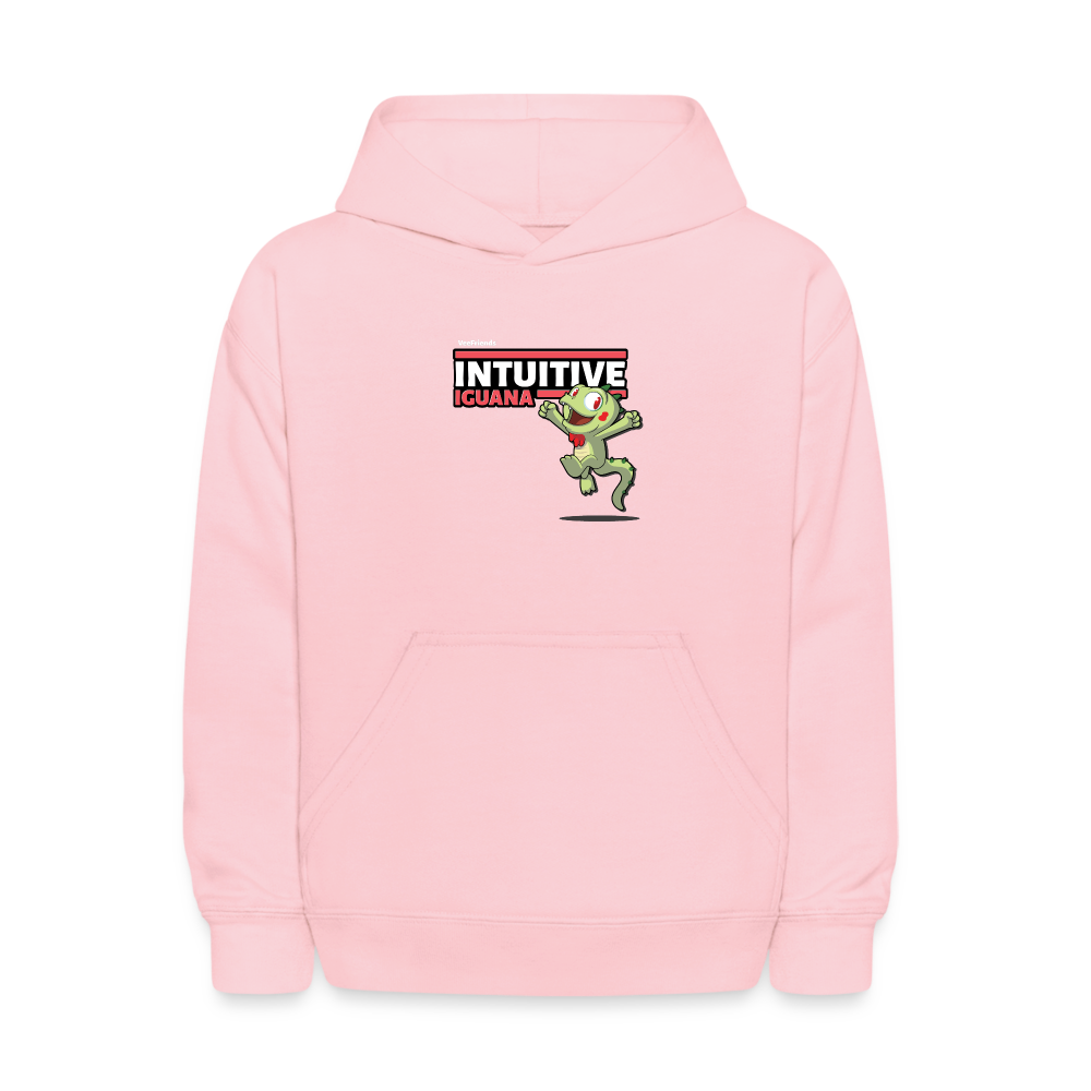 
            
                Load image into Gallery viewer, Intuitive Iguana Character Comfort Kids Hoodie - pink
            
        