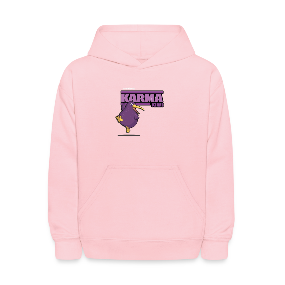 Karma Kiwi Character Comfort Kids Hoodie - pink