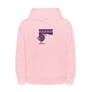 Karma Kiwi Character Comfort Kids Hoodie - pink