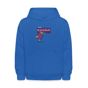 
            
                Load image into Gallery viewer, Karma Kiwi Character Comfort Kids Hoodie - royal blue
            
        