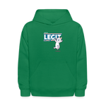 Legit Llama Character Comfort Kids Hoodie - kelly green