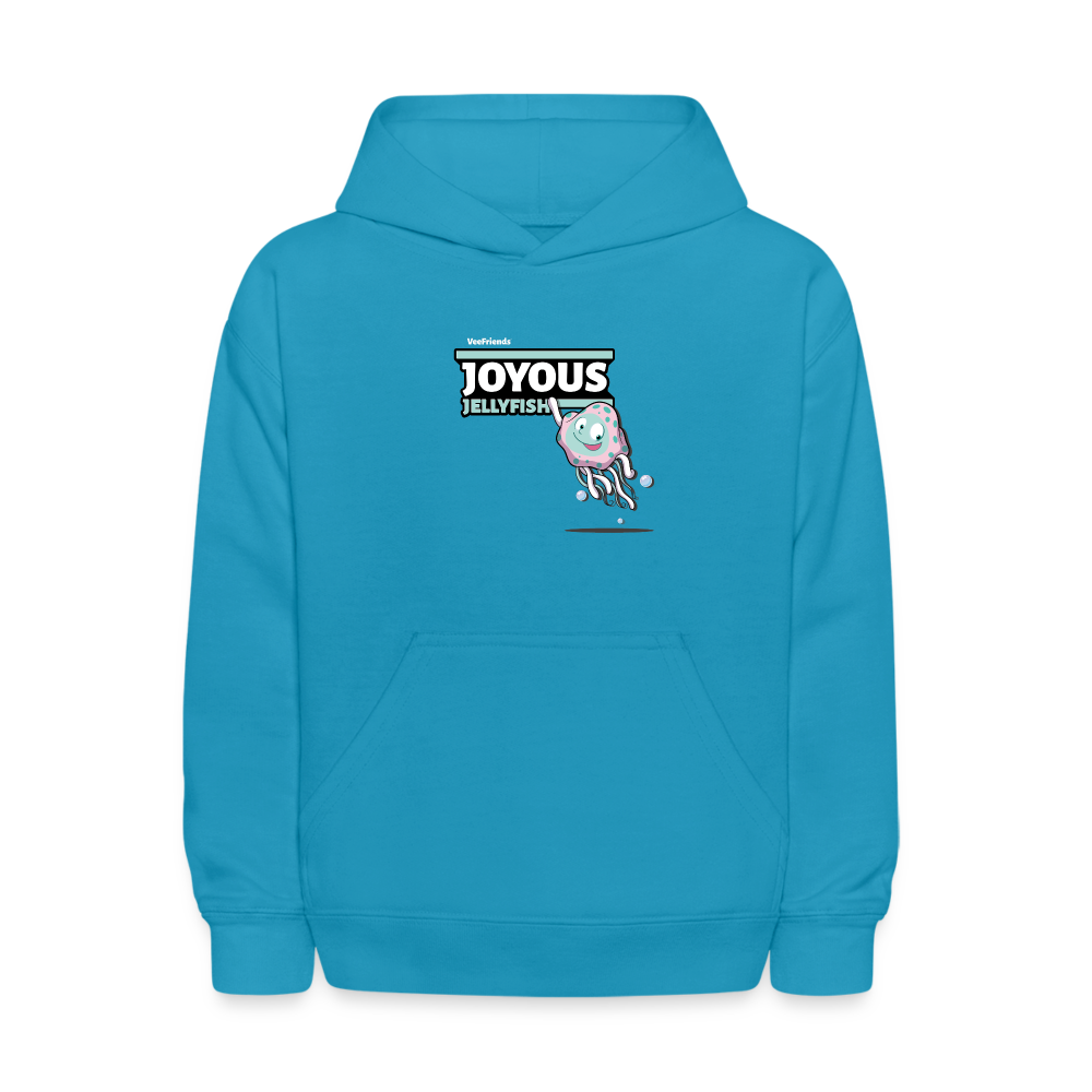 
            
                Load image into Gallery viewer, Joyous Jellyfish Character Comfort Kids Hoodie - turquoise
            
        