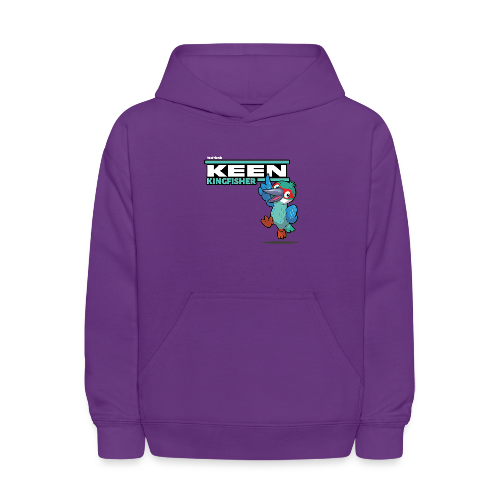 Keen Kingfisher Character Comfort Kids Hoodie - purple