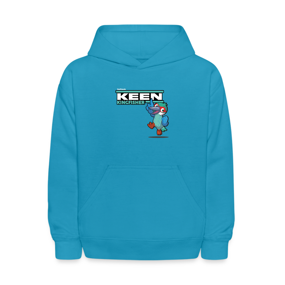 Keen Kingfisher Character Comfort Kids Hoodie - turquoise