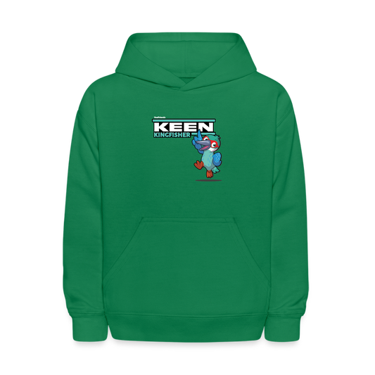 Keen Kingfisher Character Comfort Kids Hoodie - kelly green