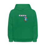 Keen Kingfisher Character Comfort Kids Hoodie - kelly green