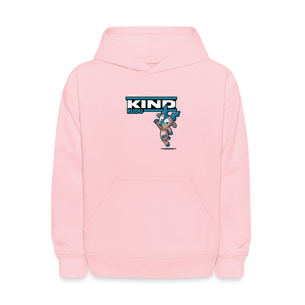 Kind Kudu Character Comfort Kids Hoodie - pink